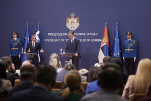 Δηλώσεις Μητσοτάκη συνάντησή με τον Πρόεδρο της Σερβίας